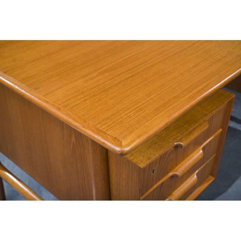 Mid-century teak model 75 desk by Omann Jun, 1960s