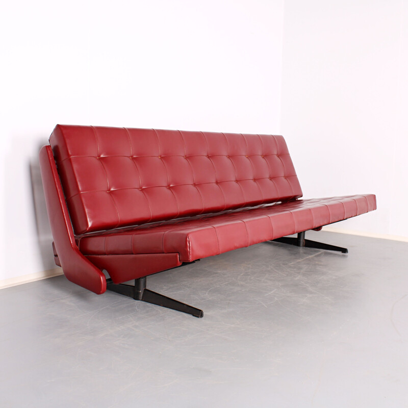 Mid century folfing sofa by Morávek a Munzar