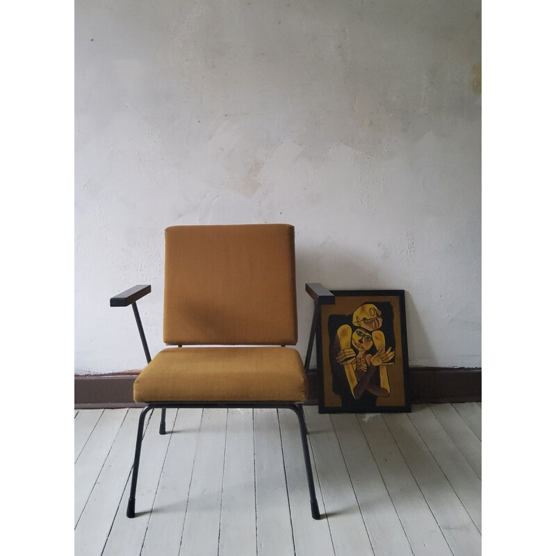 Vintage armchair by Wim Rietveld for Gispen, 1950s