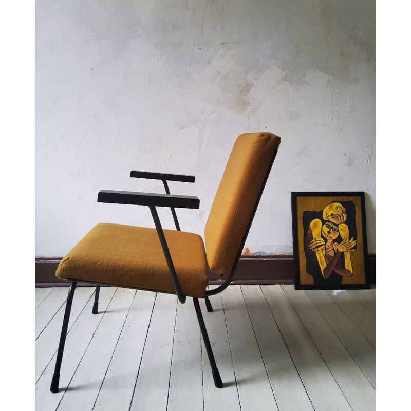 Poltrona vintage di Wim Rietveld per Gispen, 1950