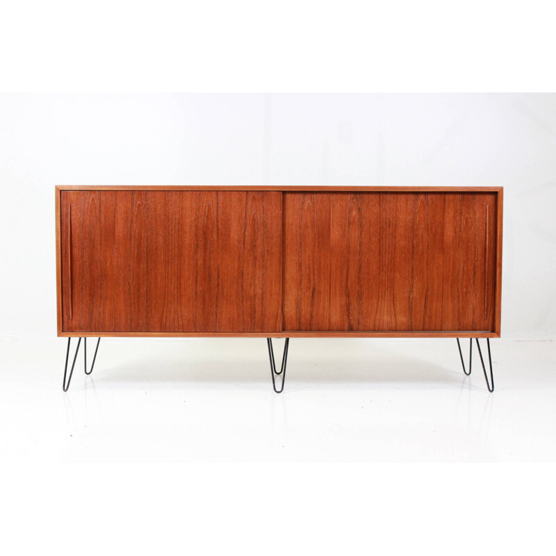  Sliding doors sideboard in teak - 1960s