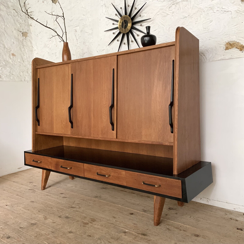 Vintage sideboard by Gérard Guermonprez, France 1960s