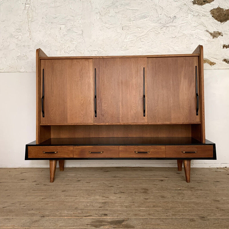 Vintage sideboard by Gérard Guermonprez, France 1960s