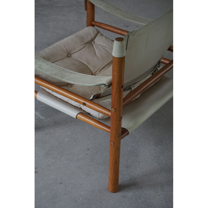 Paire de fauteuils Sirocco Safari vintage par Arne Norell AB, Suède 1960