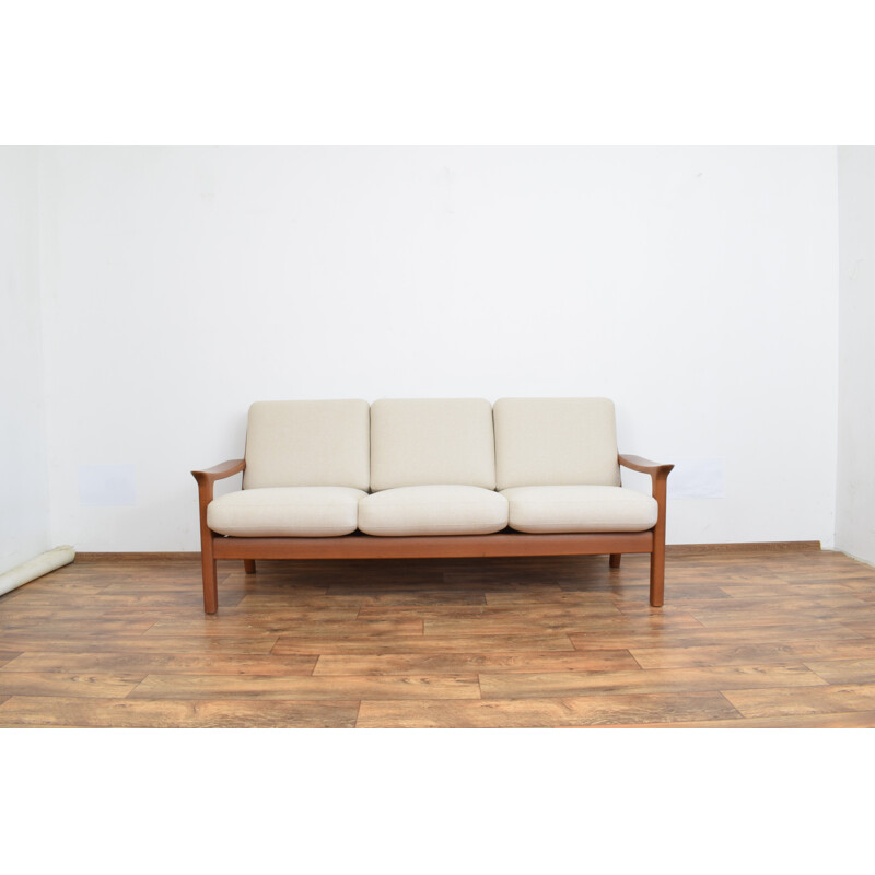 Mid-century teak sofa by Juul Kristensen, Denmark 1960s