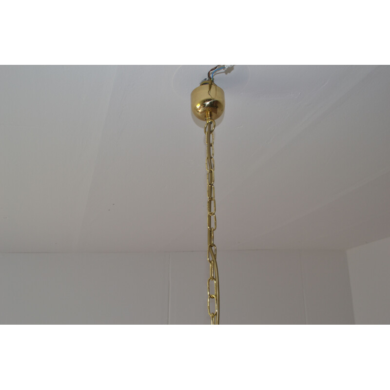 German mid-century chandelier in brass - 1960s