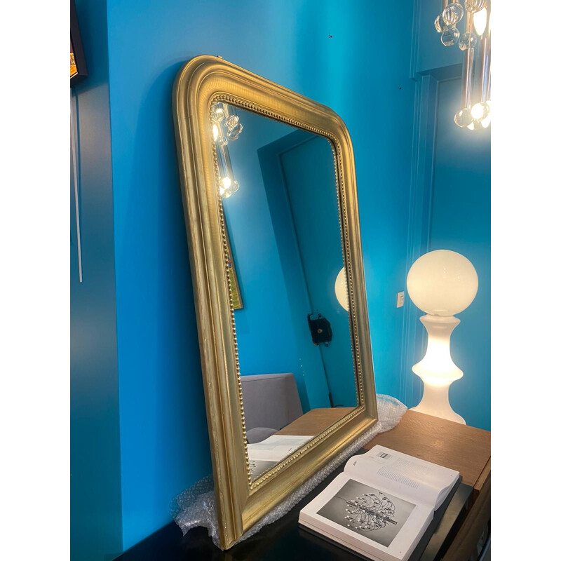 Miroir vintage doré de Louis Philippe