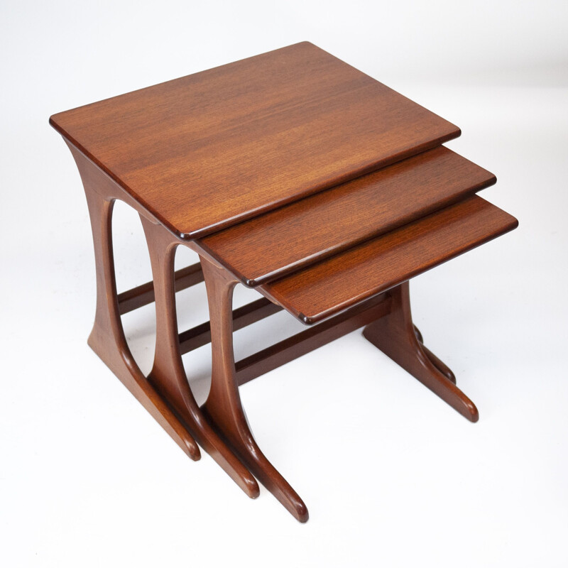 Tables gigognes vintage par Victor Wilkins pour G Plan, Royaume-Uni 1970