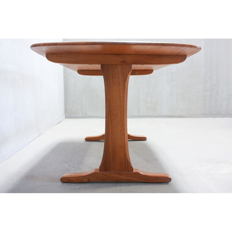 Vintage elm table by Lucian Ercolani for Ercol, UK 1960s