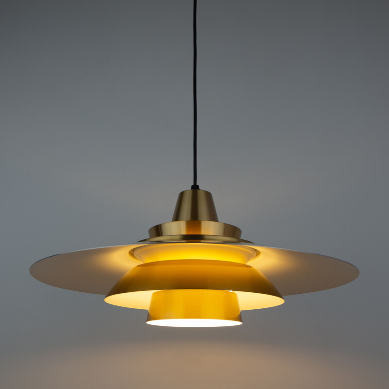 Vintage Superlight pendant lamp by David Mogensen, Denmark 1970