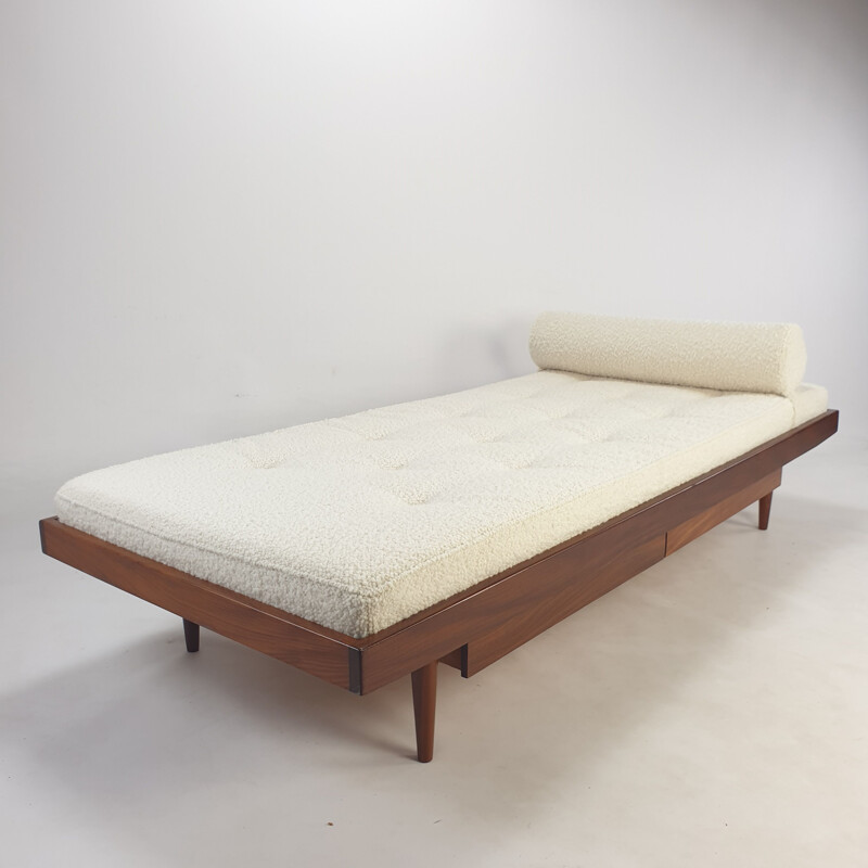 Mid century teak daybed, Netherlands 1960s