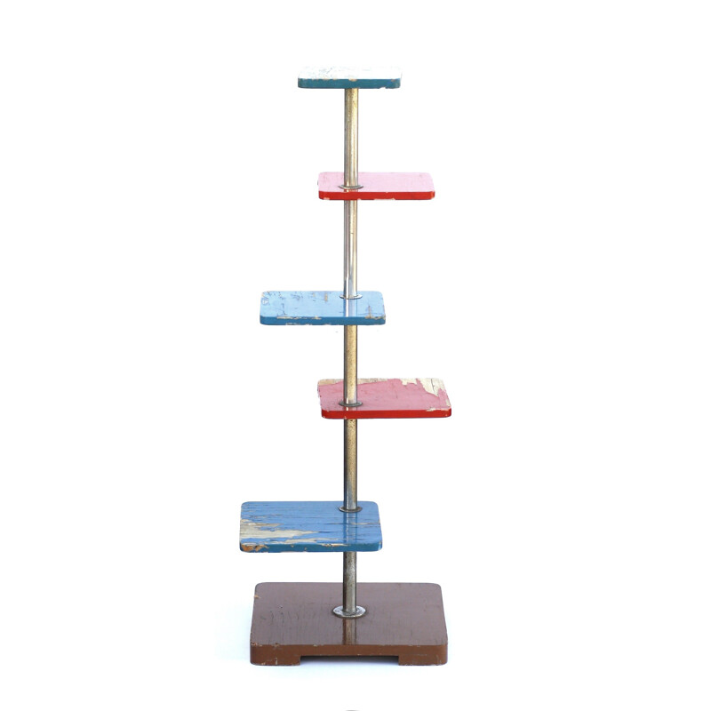 B11 multicolor plant stand, J. FENYVES - 1940s