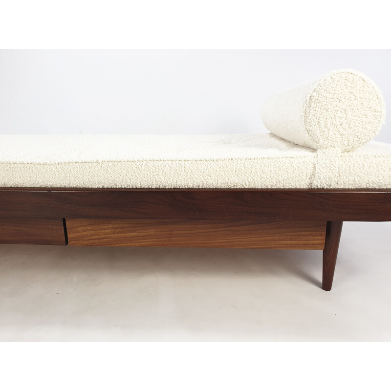 Mid century teak daybed, Netherlands 1960s