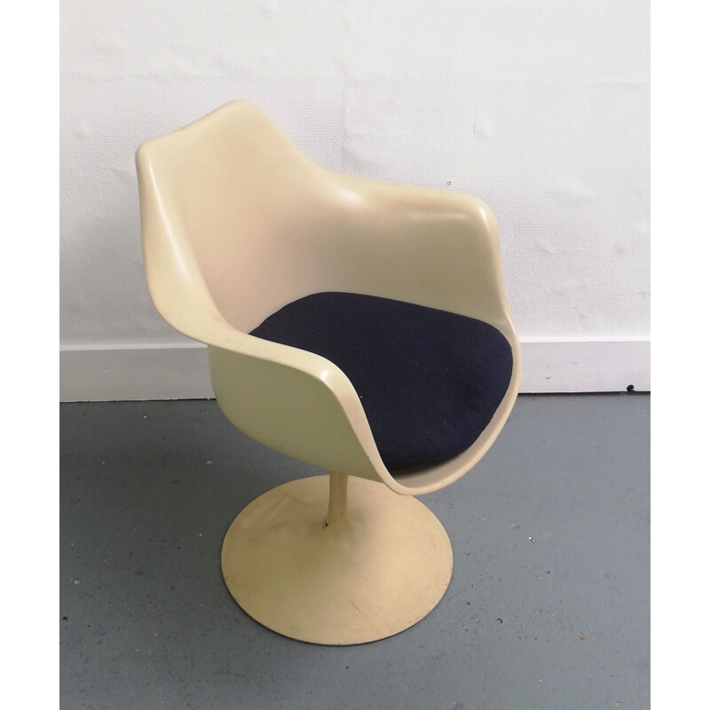 Vintage Tulip armchair by Eero Saarinen for Knoll, 1950s