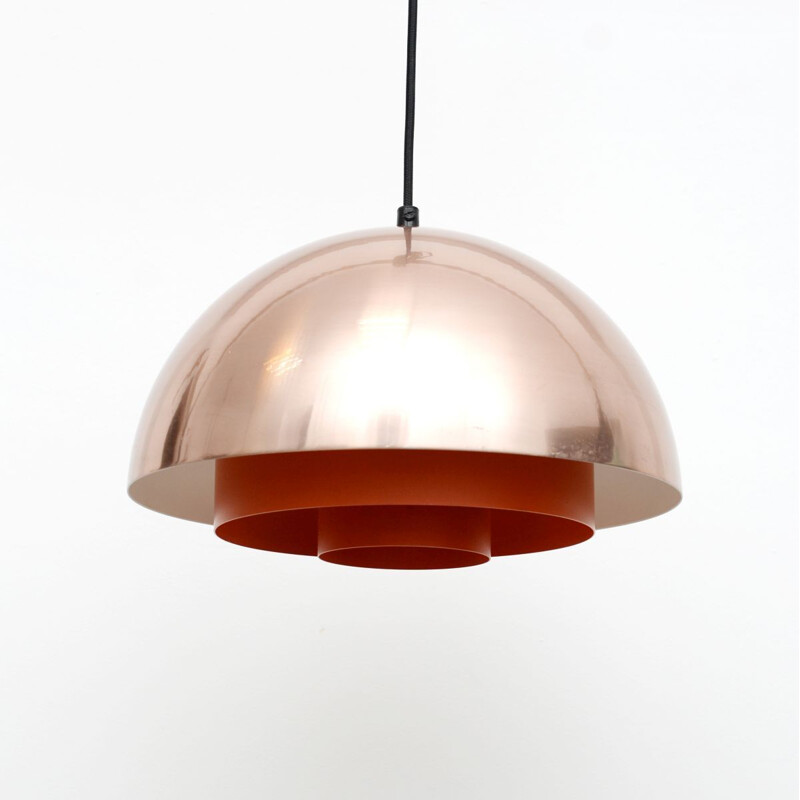 Vintage Milieu pendant lamp by JO Hammerborg, Denmark 1970s