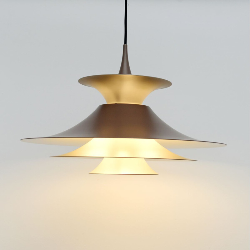 Vintage Radius pendant lamp by E. Balslev, Denmark 1970s