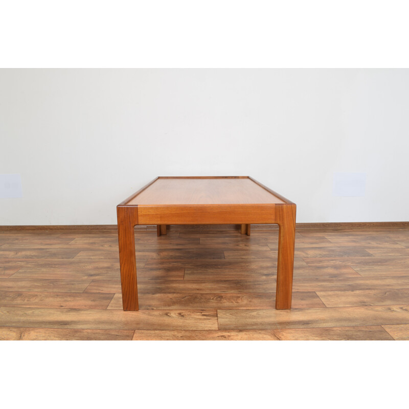 Table basse vintage en teck par Illum Wikkelsø, Danemark 1960