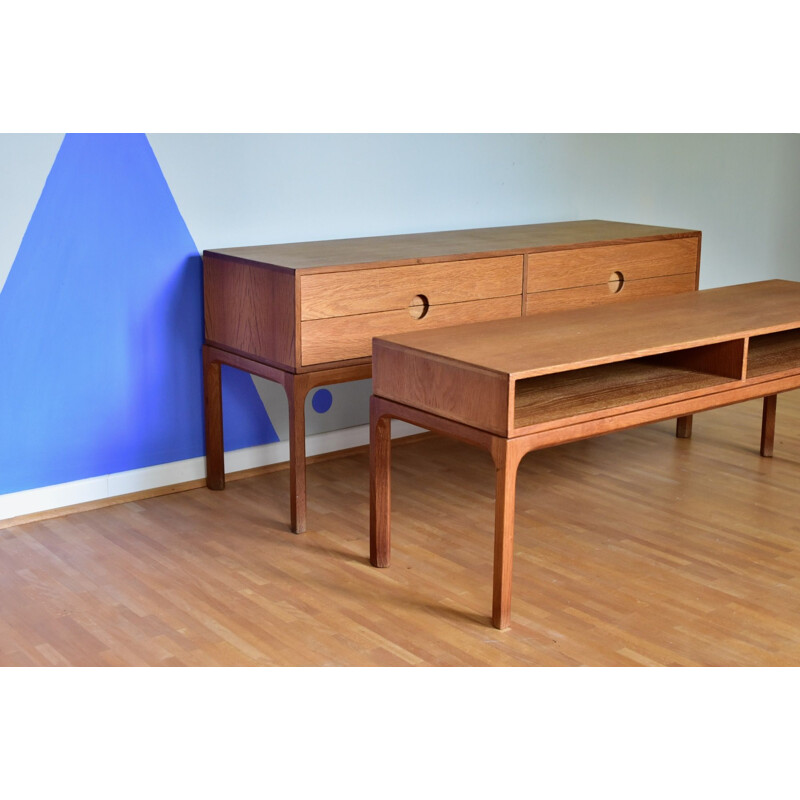 Mid-century oak sideboard by Kai Kristiansen for Aksel Kjersgaard, Denmark 1960s