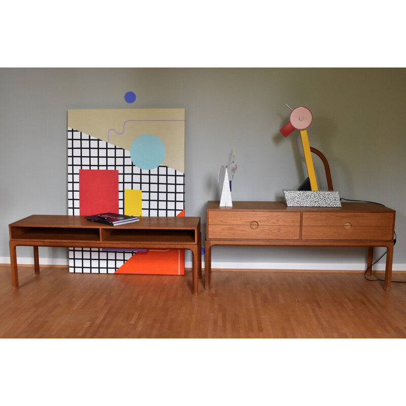 Mid-century oak sideboard by Kai Kristiansen for Aksel Kjersgaard, Denmark 1960s