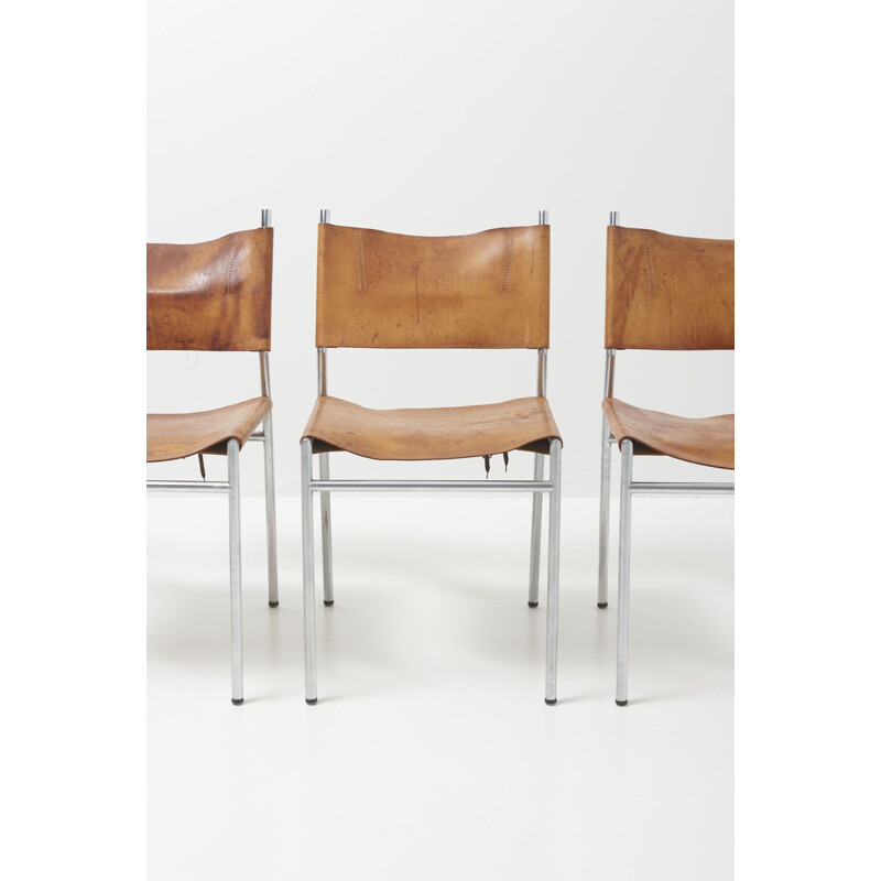 Set of 4 vintage chairs by Martin Visser for Spectrum, Netherlands 1960s