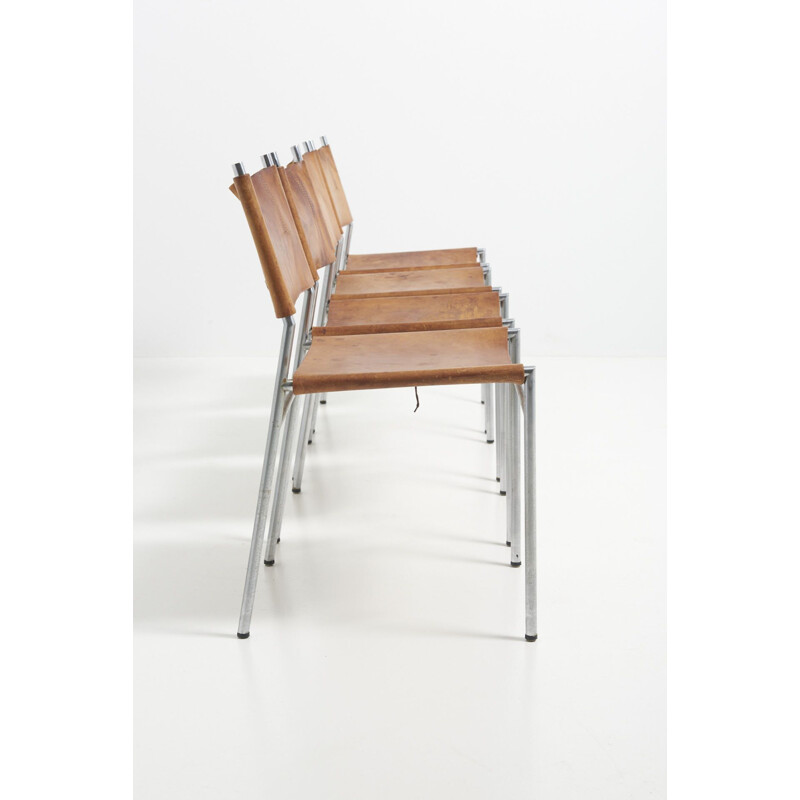 Ensemble de 4 chaises vintage par Martin Visser pour Spectrum, Pays-Bas 1960