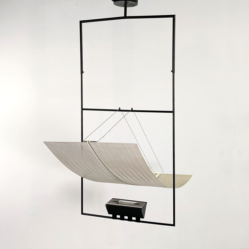 Zefiro vintage hanging lamp by Mario Botta for Artemide, 1980s