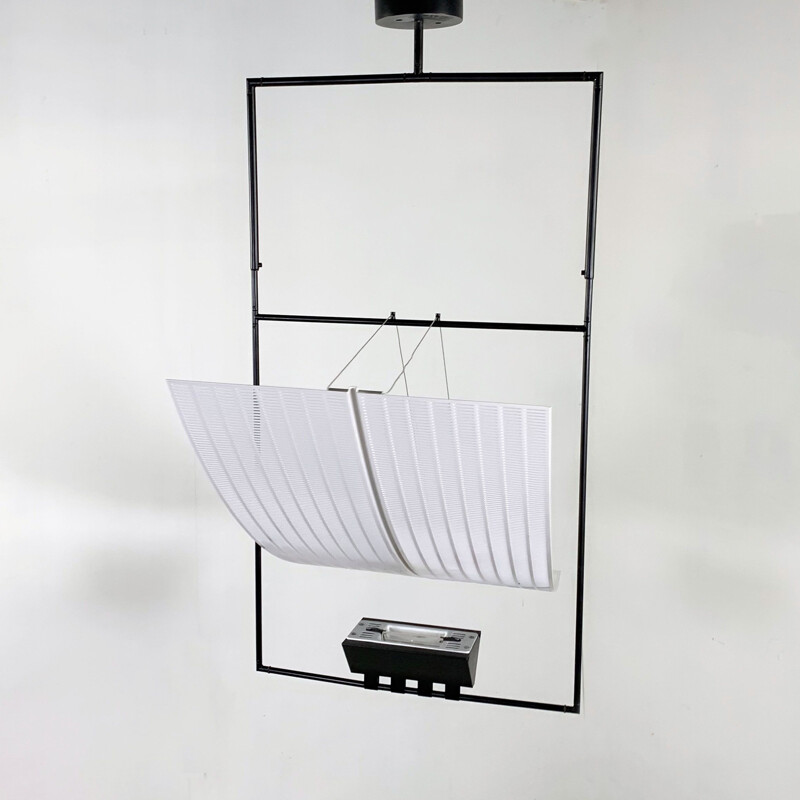 Vintage Zefiro hanging lamp by Mario Botta for Artemide, 1980s