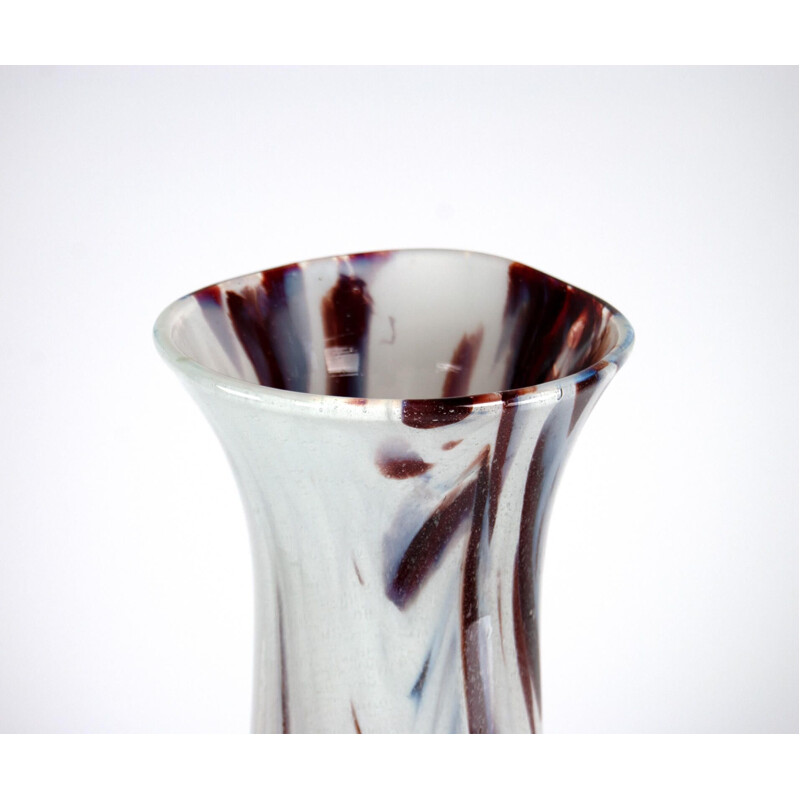 Vase XXL vintage par Carlo Moretti pour Opaline Florence, 1970