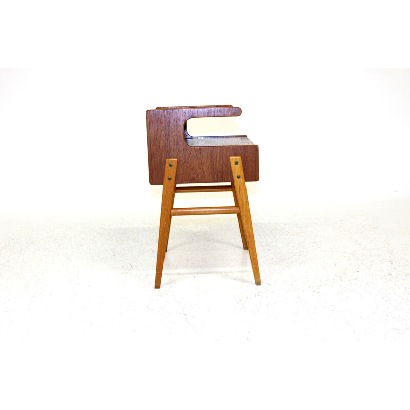 Vintage teak bedside table, Sweden 1960s