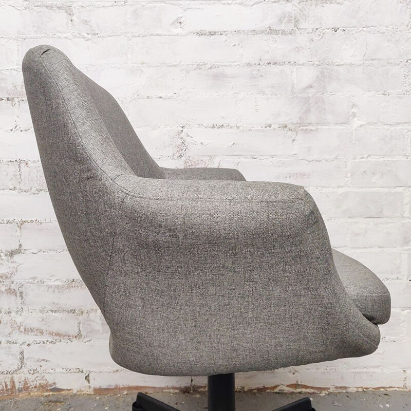 Cadeira de braços giratória Vintage, 1960