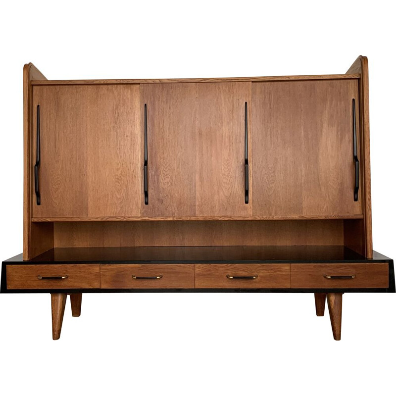 Vintage sideboard by Gérard Guermonprez, France 1960s