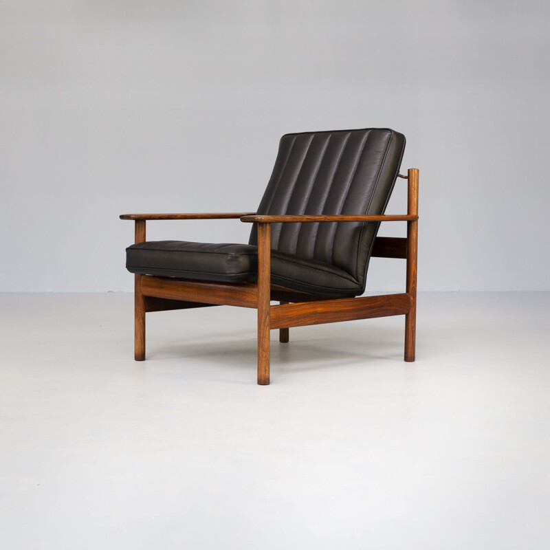 Pair of vintage lounge chair model 1001 by Sven Ivar Dysthe for Dokka Mobler, 1960s