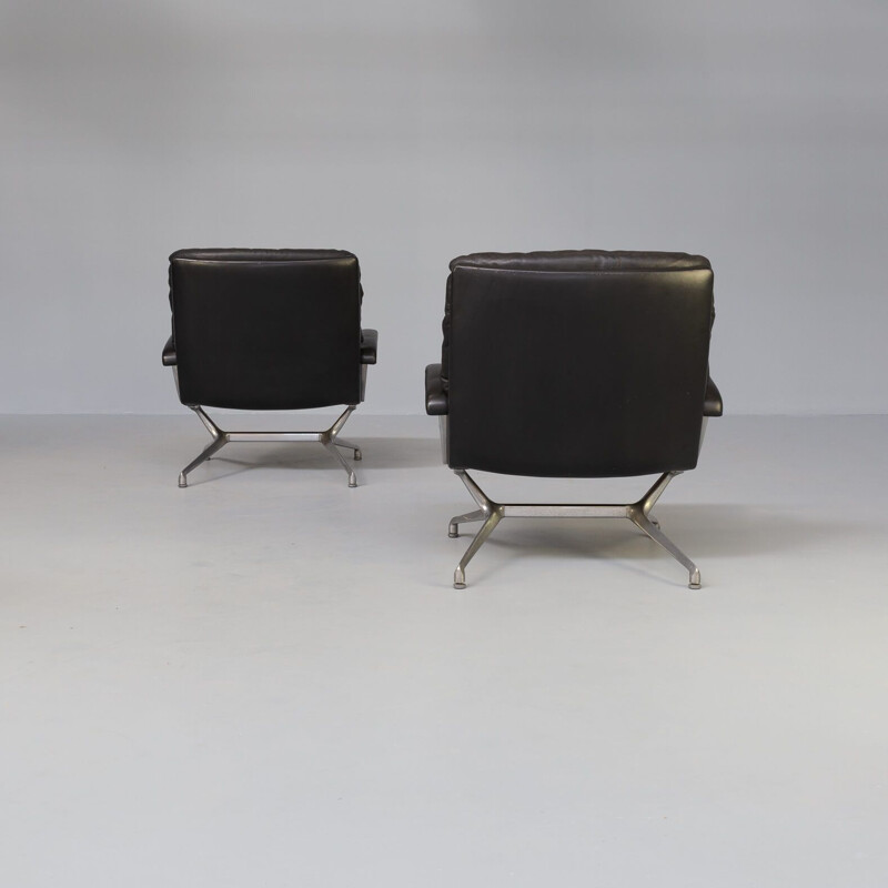 Pair of vintage armchairs by Paul Tuttle for Strässle International, 1960s