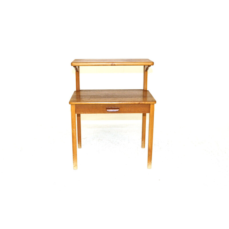 Vintage teak bedside table, Sweden 1960