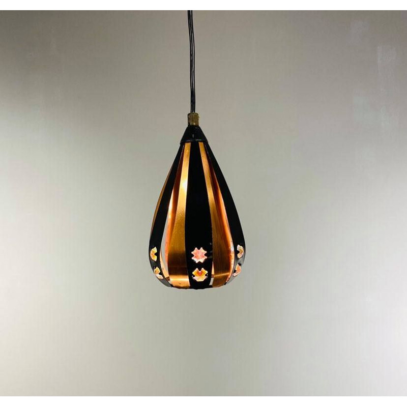 Vintage suspension lamp by Werner Schou for Coronell Elektro, Denmark 1964s