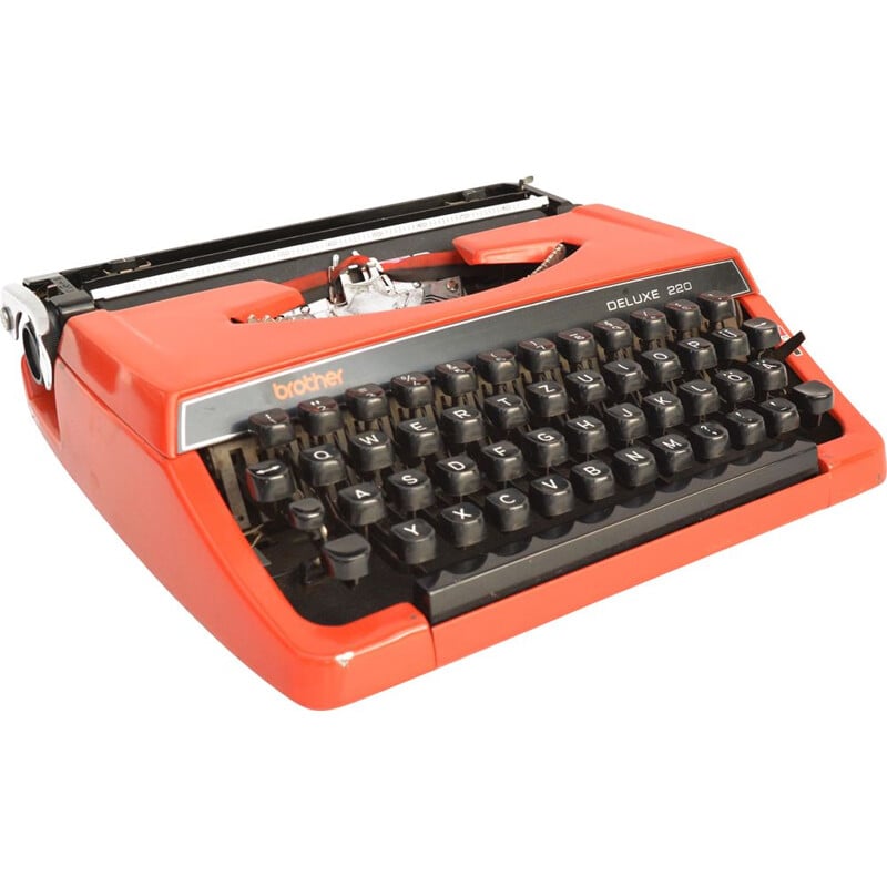 Machine à écrire vintage Brother de luxe 202, Japon 1970