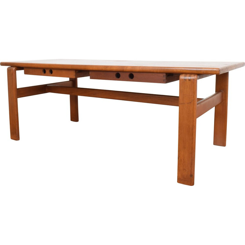 Mid-century teak coffee table, Denmark 1970s