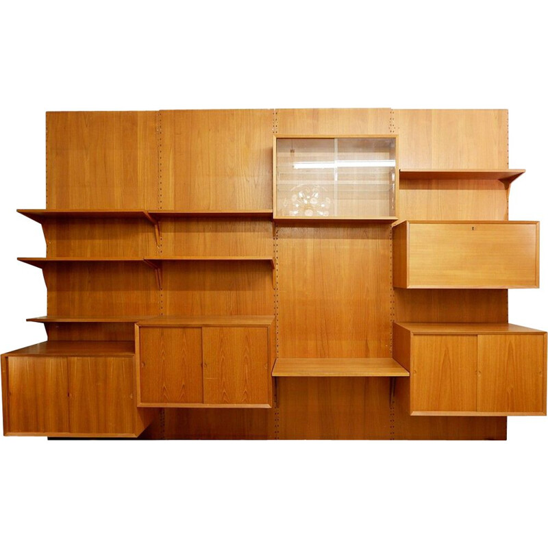Mid century wall unit by Poul Cadovius for Cado, 1960s