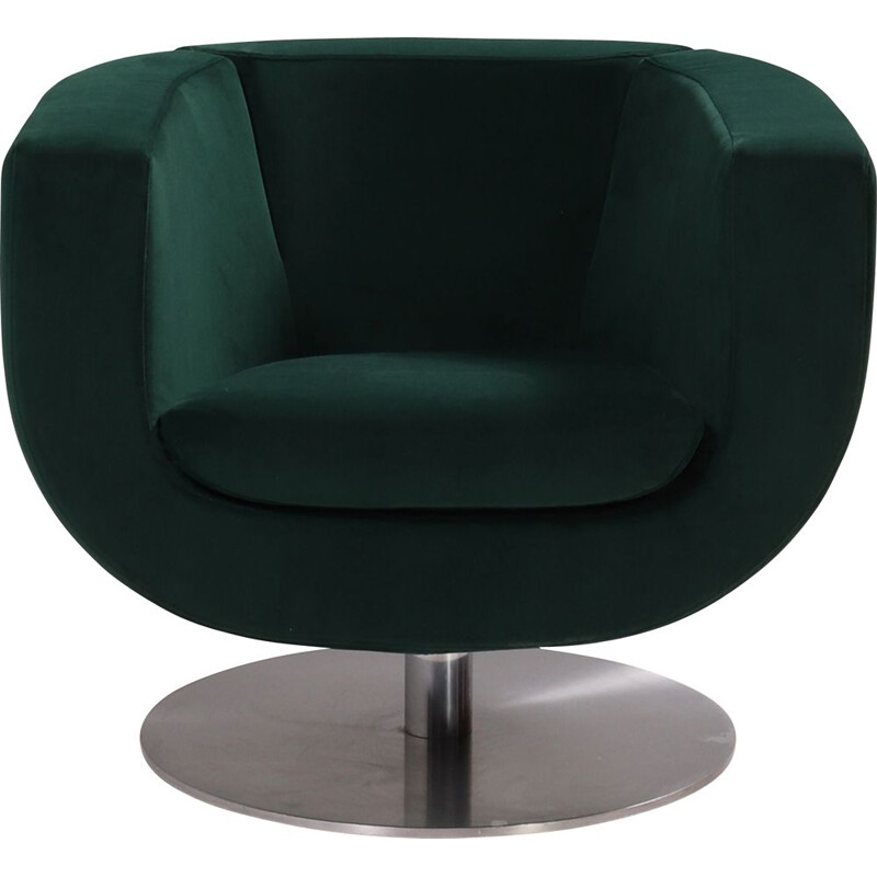 Vintage green tulip armchair by Jeffrey Bernett for B&B Italia, 2000s