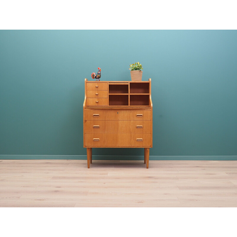 Mid century secretary in ash, Denmark 1970s