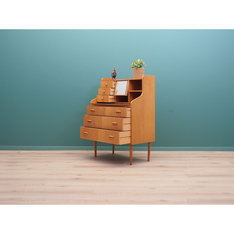 Mid century secretary in ash, Denmark 1970s