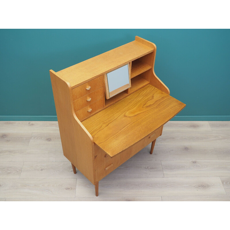 Mid century secretary in ash, Denmark 1970s