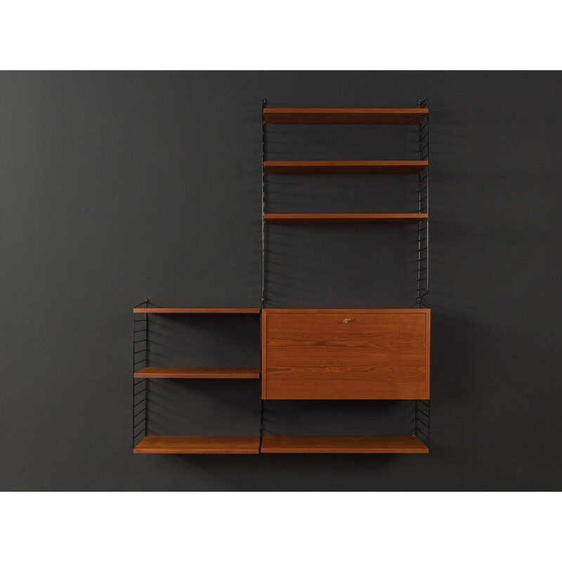 Vintage wall unit by Nils Strinning for FM Møbler, Denmark 1950s