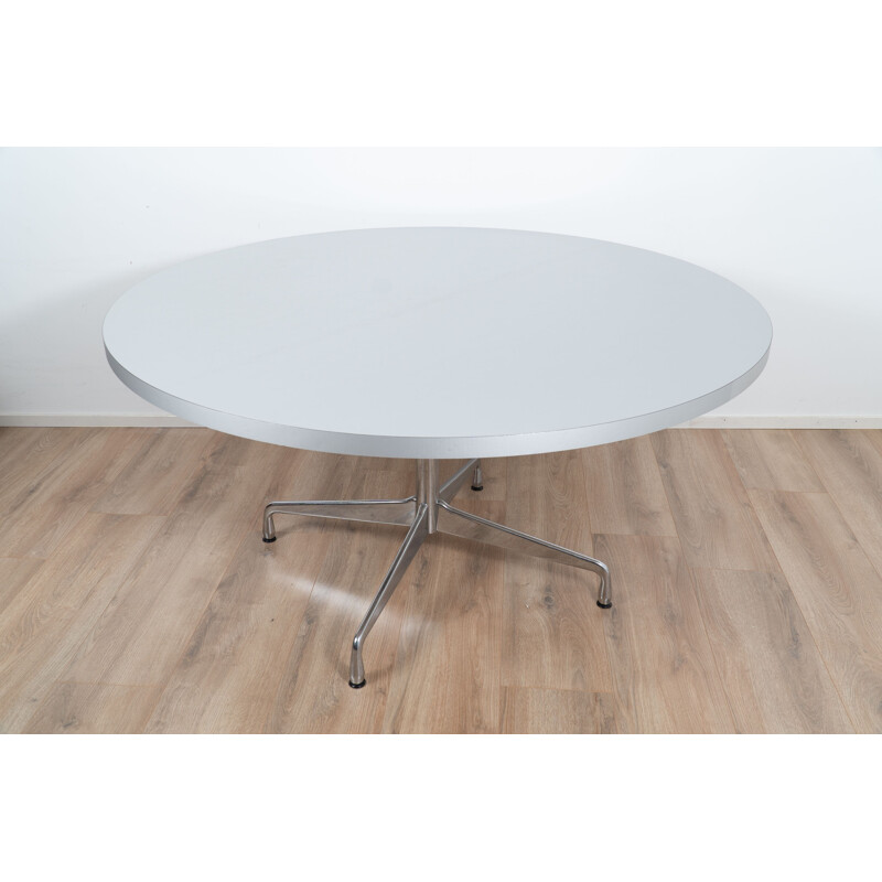 Pplated metal vintage table by Charles & Ray Eames