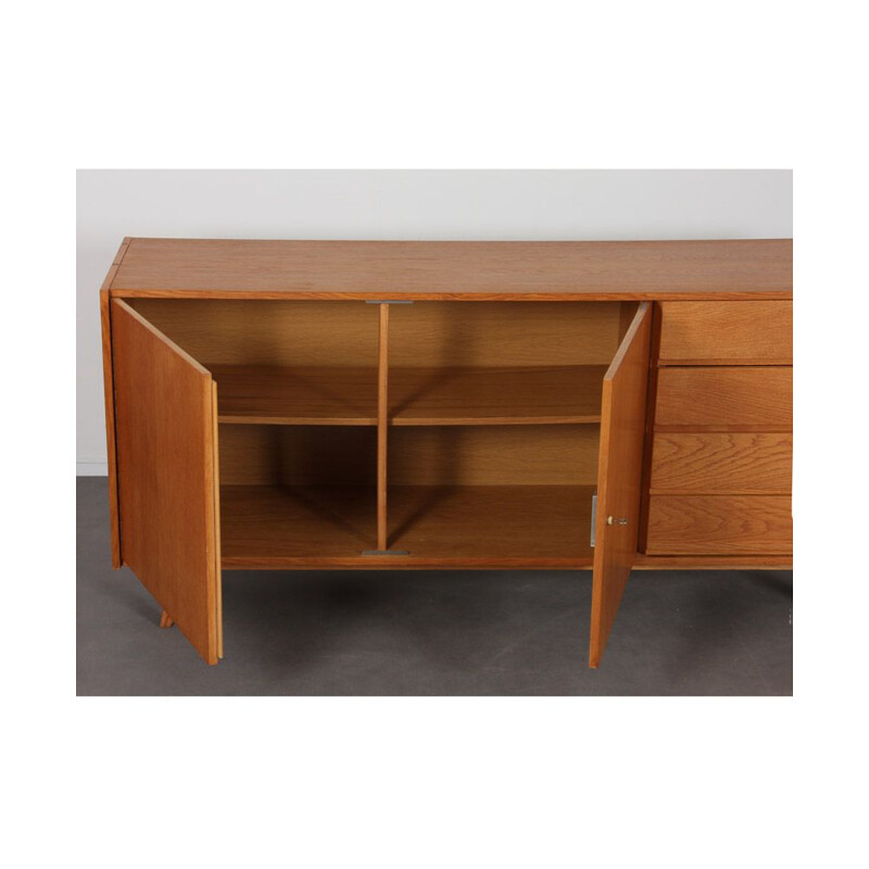 Vintage U-460 wooden sideboard by Jiroutek for Interier Praha, 1960s