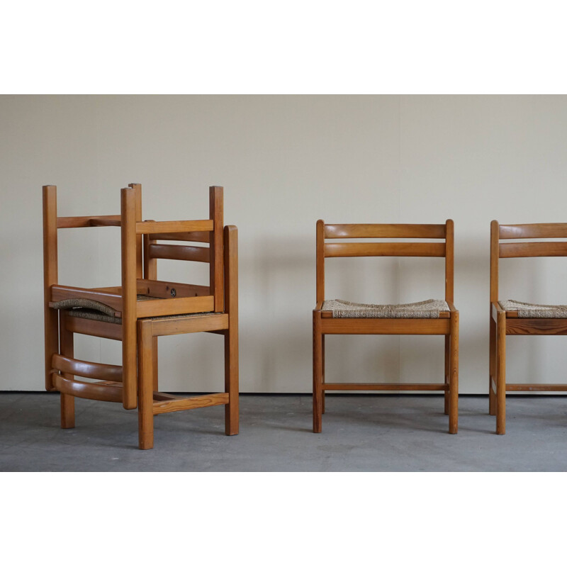 Set of 8 vintage dining chairs by Børge Mogensen for AB Karl Andersson & Söner, 1970s