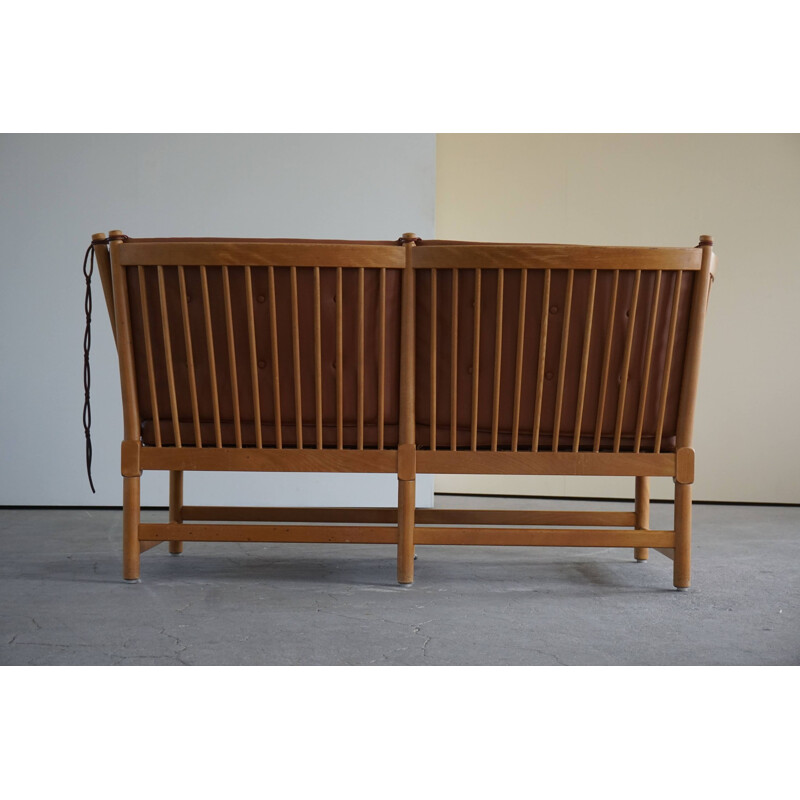 Vintage Tremme Sofa aus Buche von Børge Mogensen für Fritz Hansen, 1945