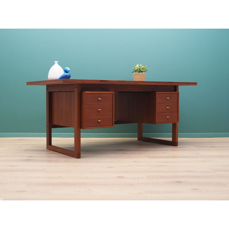 Mid century teak desk, Denmark 1970s