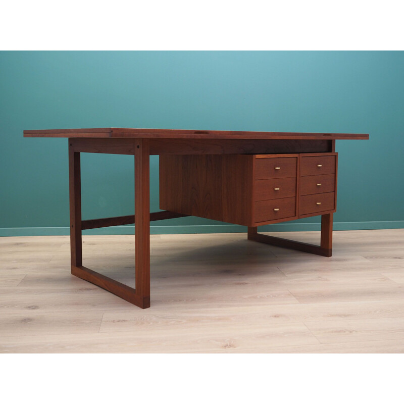 Mid century teak desk, Denmark 1970s