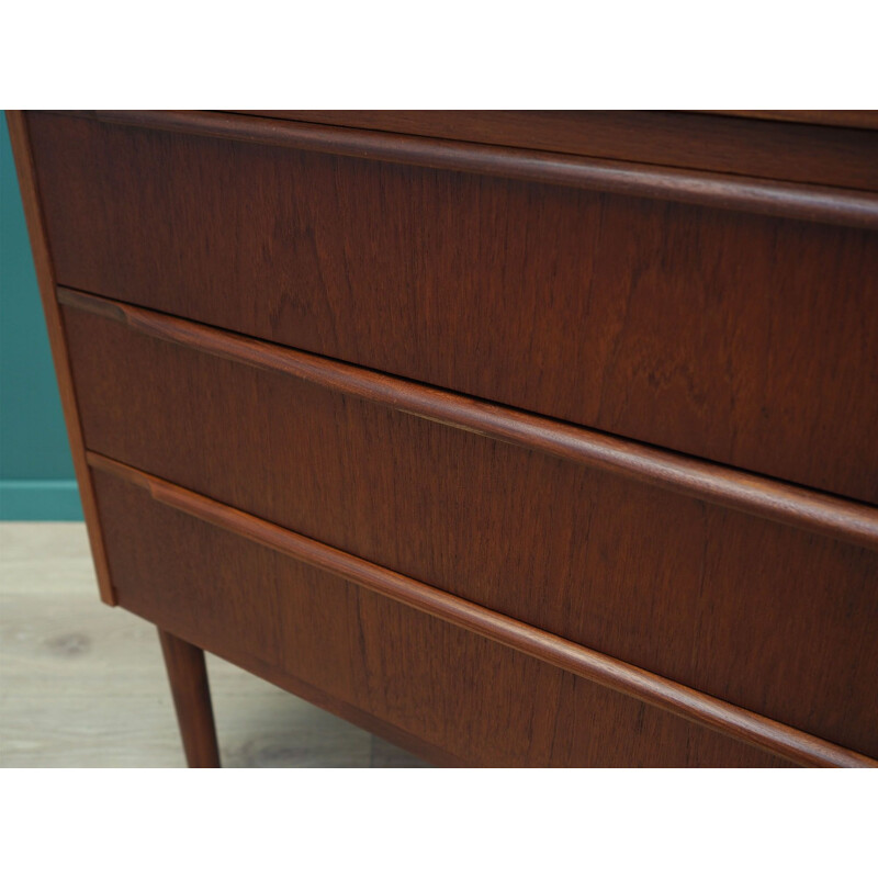 Teak mid century secretary, Denmark 1970s